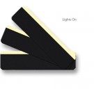 Lights On - Stair Treads, Non-Skid Peel & Stick with Photoluminescent Accent Stripe